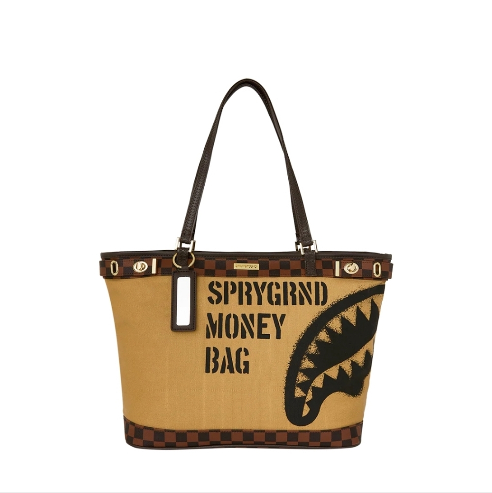 Sprayground Money Bag Tote Bag